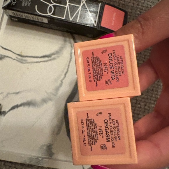 NARS Afterglow Liquid Blush – Full Size 7ml (Orgasm & Dolce Vita) - Picture 7 of 11